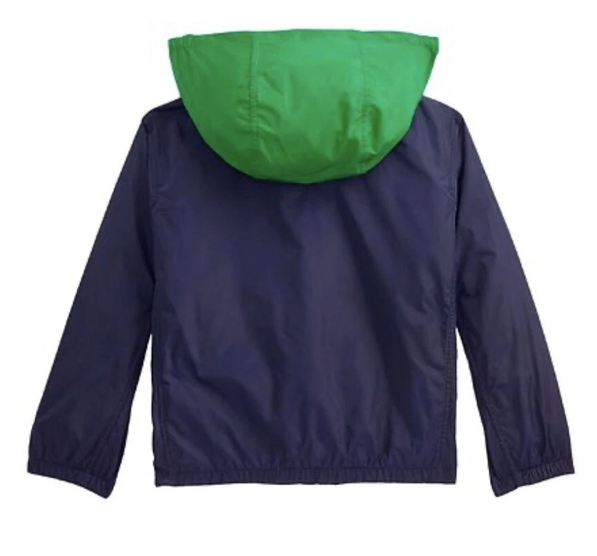 BNWT Polo Ralph Lauren Navy Hooded Windbreaker Jacket Age 14-16 Years - Image 2 of 4