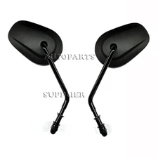 Motorcycle Long Side Mirrors For Harley Davidson Dyna Softail Sportster Touring