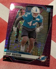 2024 Panini Prizm - Rookies Purple Pulsar Prizm #319 Chop Robinson (RC)