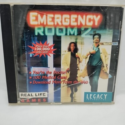 Emergency Room 2 Legacy Interactive Real Life Games PC Video Game