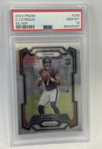 2023 Prizm C.J. STROUD #339 RC Silver PSA 10