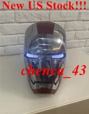 US!!! AUTOKING Iron Man MK5 1:1 Helmet Wearable Voice-control Mask Gifts Cosplay