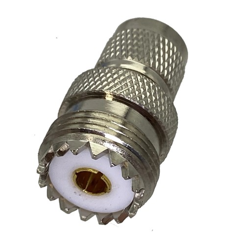 Conector adaptador RF enchufe UHF hembra SO239 1 pieza a mini UHF miniUHF macho - Imagen 2 de 7