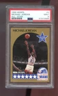 1990-91 Hoops #5 Michael Jordan PSA 9 Graded Basketball Card All-Star NBA 1991