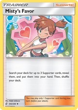 Misty's Favor - [SM11 - 202/236] - LP - SM - Unified Minds - Pokemon on eBay
