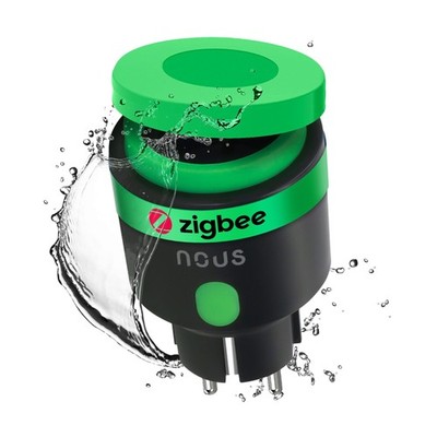 Nous A6Z Zigbee IP44 Outdoor Smart Steckdose 16A Verbrauchsmessung ZHA 2MQTT