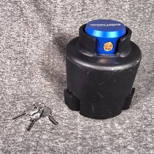 2 in Heavy Duty Trailer Hitch Lock Ball Coupler Anti-Theft Tongue Security