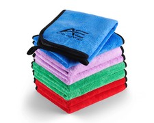 Microfibre Cleaning Cloths, Pack of 8, DOUBLE SIDED Large, AUTO ESSENTIALS