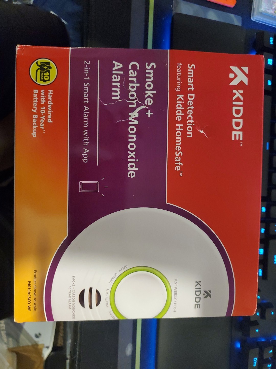 Kidde P4010ACSCO-WF Smoke + Carbon Monoxide Smart Alarm