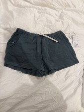 Vuori Sunnyside Shorts Womens Small Steel Blue NWT