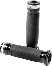 Performance Machine 0063-2101M-B Vision Series Contour LED Turn Signal Grips wit