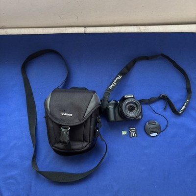 Canon PowerShot SX530 HS 16MP Compact Camera, Black With Case & 64 Gb SD Card