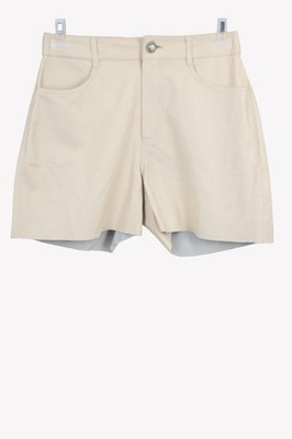 Custommade Damen Hose Gr. 36 (S) Beige Leder Stoffhose Pants