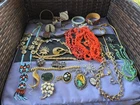 Vtg Costume Jewelry Lot For Wear,repair,scrap Or Repurpose Pre Owned Condition
