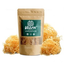 Premium Wildcrafted Dry Sea Moss - Raw Irish Moss Natural Superfood Vegan 8oz
