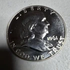 Franklin 1961 Half Dollar Uncirculated 90% Silver US Coin