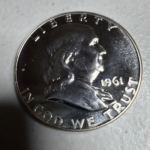 Franklin 1961 Half Dollar Uncirculated 90% Silver US Coin