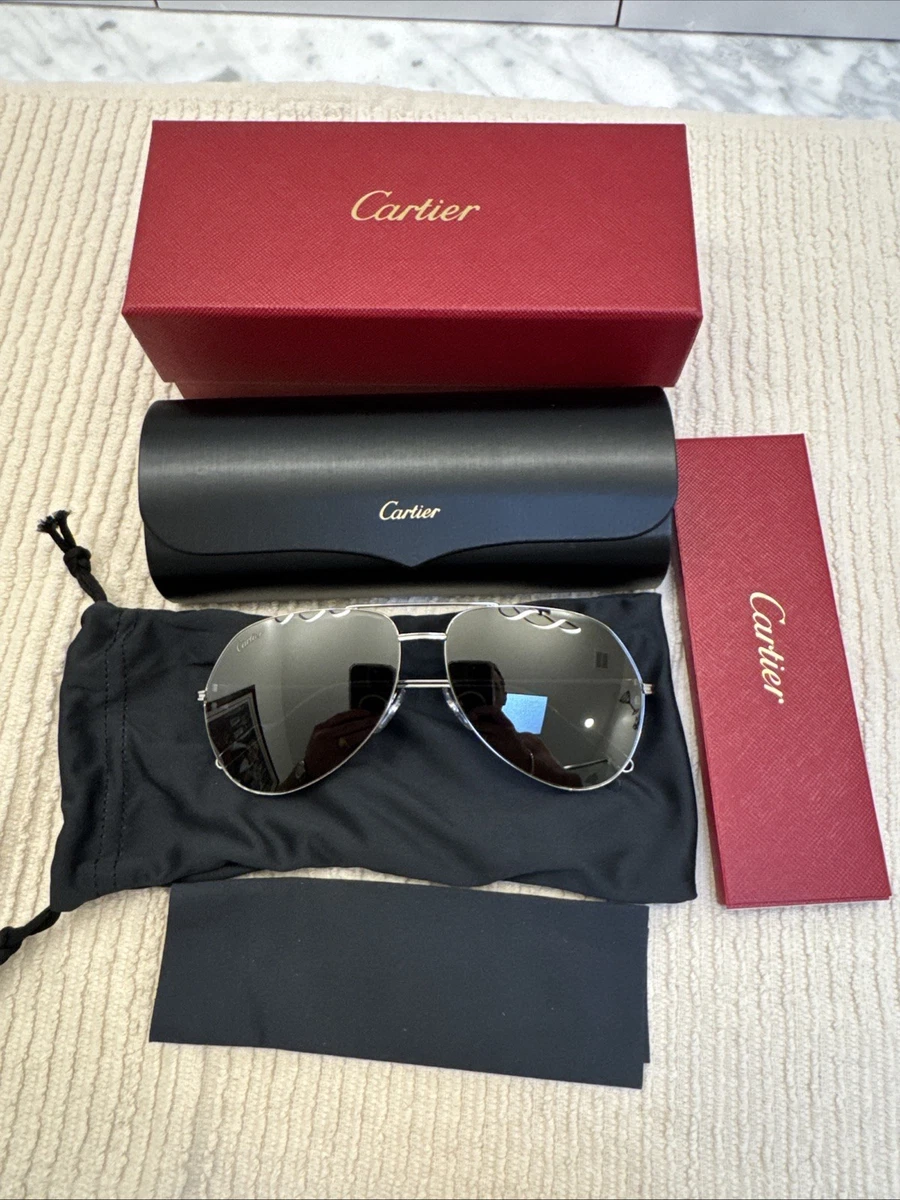Cartier Gray Unisex Sunglasses for sale | eBay