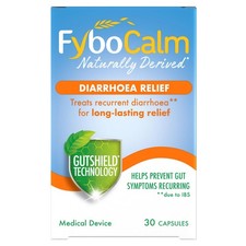 Image of Fybogel Fybocalm Diarrhoea Relief Capsules for Adults, 30 Count, IBS Support