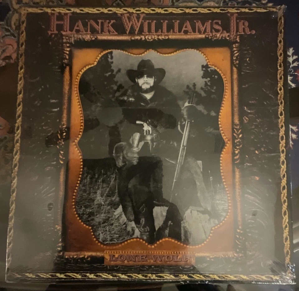 HANK WILLIAMS Jr., Lone Wolf USA New Old Stock Sealed LP-Out Of Print- “Rare” - Image 2 of 3