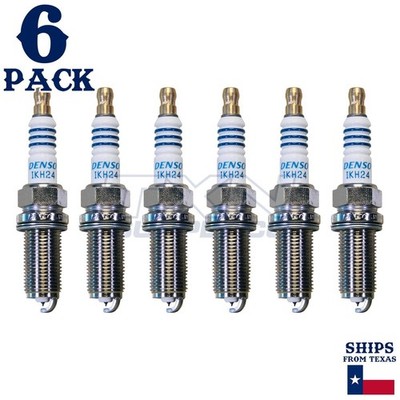 6 Pack Denso 5346 Iridium Power Spark Plugs IKH24