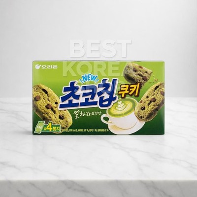 ORION Choco Chip Cookies Matcha Latte 256g x 5 Korean Snacks Korean Cookies