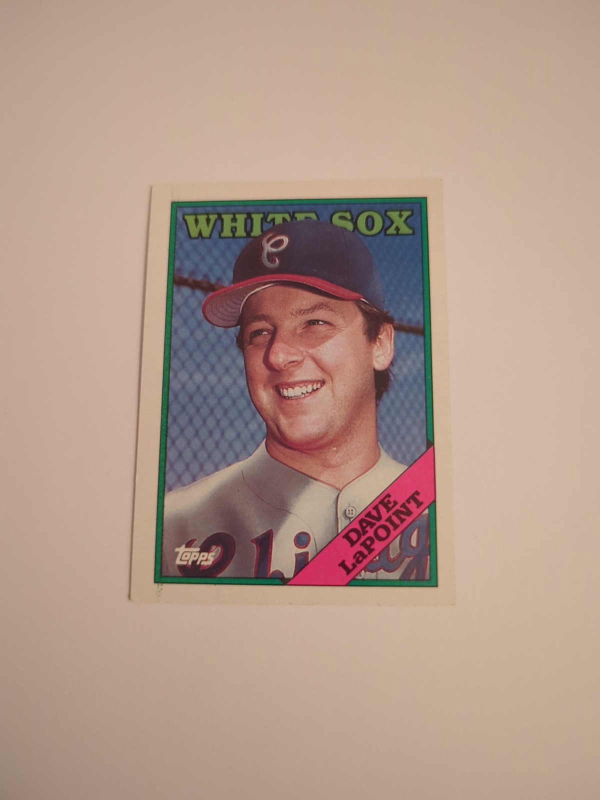 1988 Topps Dave LaPoint Chicago White Sox #334