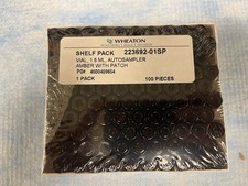 WHEATON Vial, 1.5 mL Autosampler - Amber with Patch. Box of 100