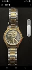 Croton walking liberty 23 KT Gold plated case and Coin Men's Watch RARE!