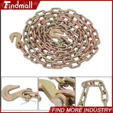 Findmall Tow Chain 1/4" × 12' Tow Chain Automotive Truck Towing Log Chain G70