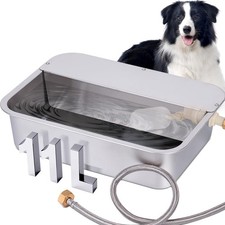 3Gal Automatic Outdoor Dog Water Dispenser for Large Breed Dogs Auto Self Fil...
