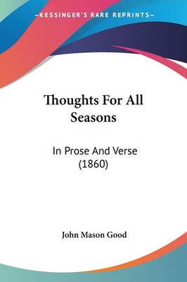 John Mason Good | Thoughts For All Seasons | Taschenbuch | Englisch (2009)