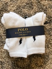 Ralph Lauren Kids Unisex Socks 4-7 6pairs/pack