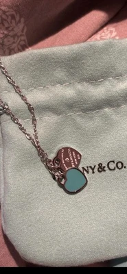 Tiffany & Co. Return to Tiffany Heart Tag 925 Sterling Silver Cable Necklace - Image 1 of 3