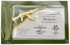 Investment Caster Hand Poured AK-47 8.4 Grams .999 Fine Silver & 24K Gold