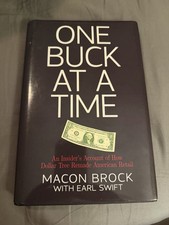 One Buck at a Time by Macon Brock with Earl Swift (2017) 1st Edition Hardcover