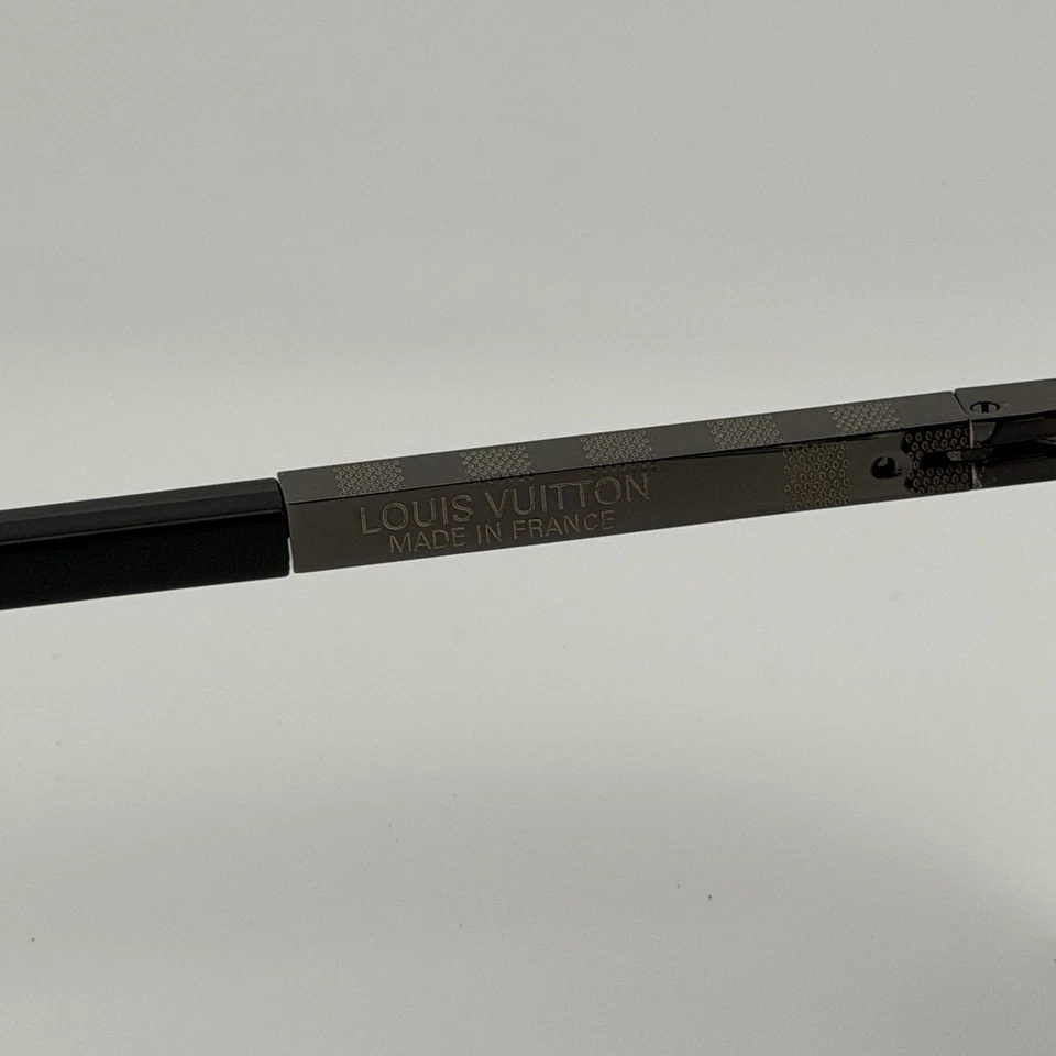 Gafas de sol Louis Vuitton Pilot Attitude Z0259U lentes metálicas/grises usadas auténticas Foto 4 de 4