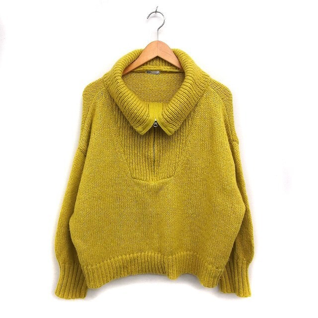 Classical Elf Java Half Zip Knit Sweater Long Sle… - image 1