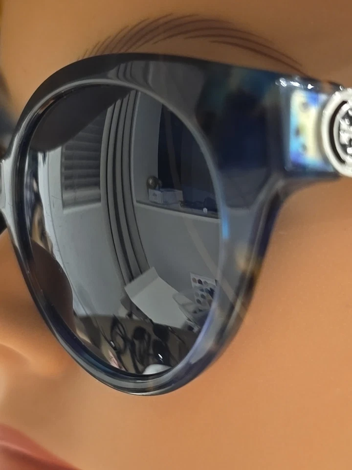 Tory Burch TY7087 Blue Brown Tortoise GORG Frames. See Pics Of Lenses. - Image 4 of 4