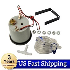 12v Boost Gauge Pvc Hose T-fitting 030in.hg 020psi Turbo Boost Gauge