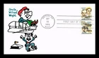 US COVER WRIGHT BROTHERS AIR MAIL FDC COMBO ELLIS ANIMATED CACHET