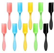 10 Pcs Mini Gardening Shovel Spoons Plastic Soil Scoops Hand Trowel