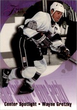 1994-95 FLEER FLAIR CENTER SPOTLIGHT WAYNE GRETZKY LOS ANGELES KINGS #2