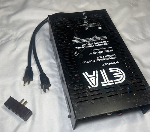 ETA Ultraplex MD410U-40 4-Ch Dimmer Pack DMX Stage Lighting Controller Powers On