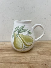 Vintage Franciscan Pear Blossom Water Pitcher with Lip Made In USA Stamp