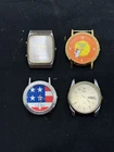 Lot Of 4 Vintage Watches For Parts Or Repair Seiko Timex Skagen