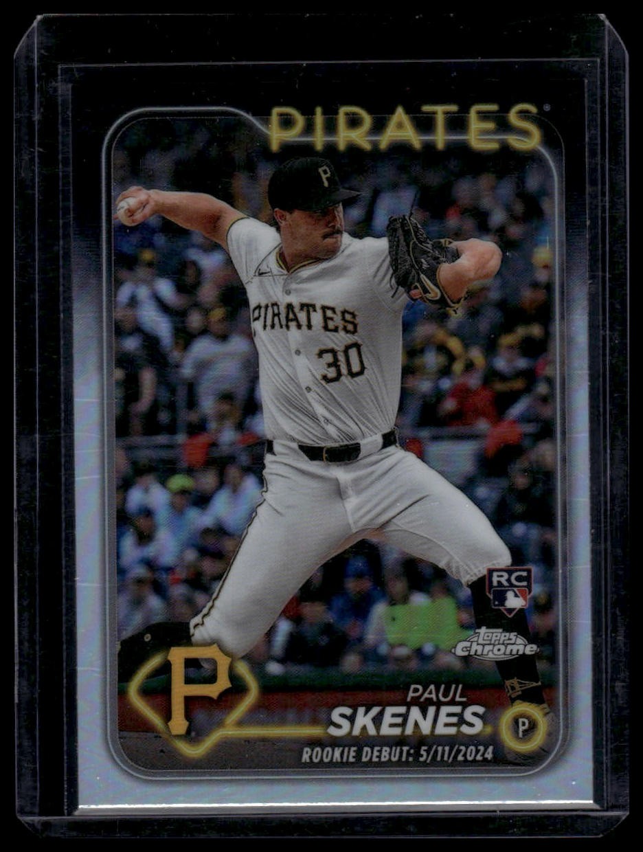 2024 Topps Chrome Update #USC27 Paul Skenes Refractor Rookie Debut RC