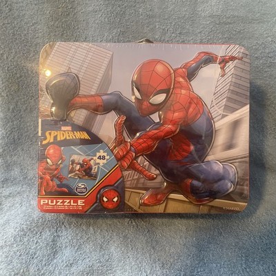 Spider Man Tun Lunch Box 48pc Puzzle Marvel Super Heroes