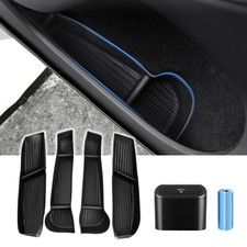 Canvcle Car Door Side Storage Box and Trash Can for 2020-2024 Tesla Model Y N...