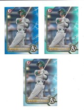 COLOR WHEEL LOT 3 2022 Bowman Draft MAX MUNCY SKY AQUA BLUE PAPER FREE SHIP I545